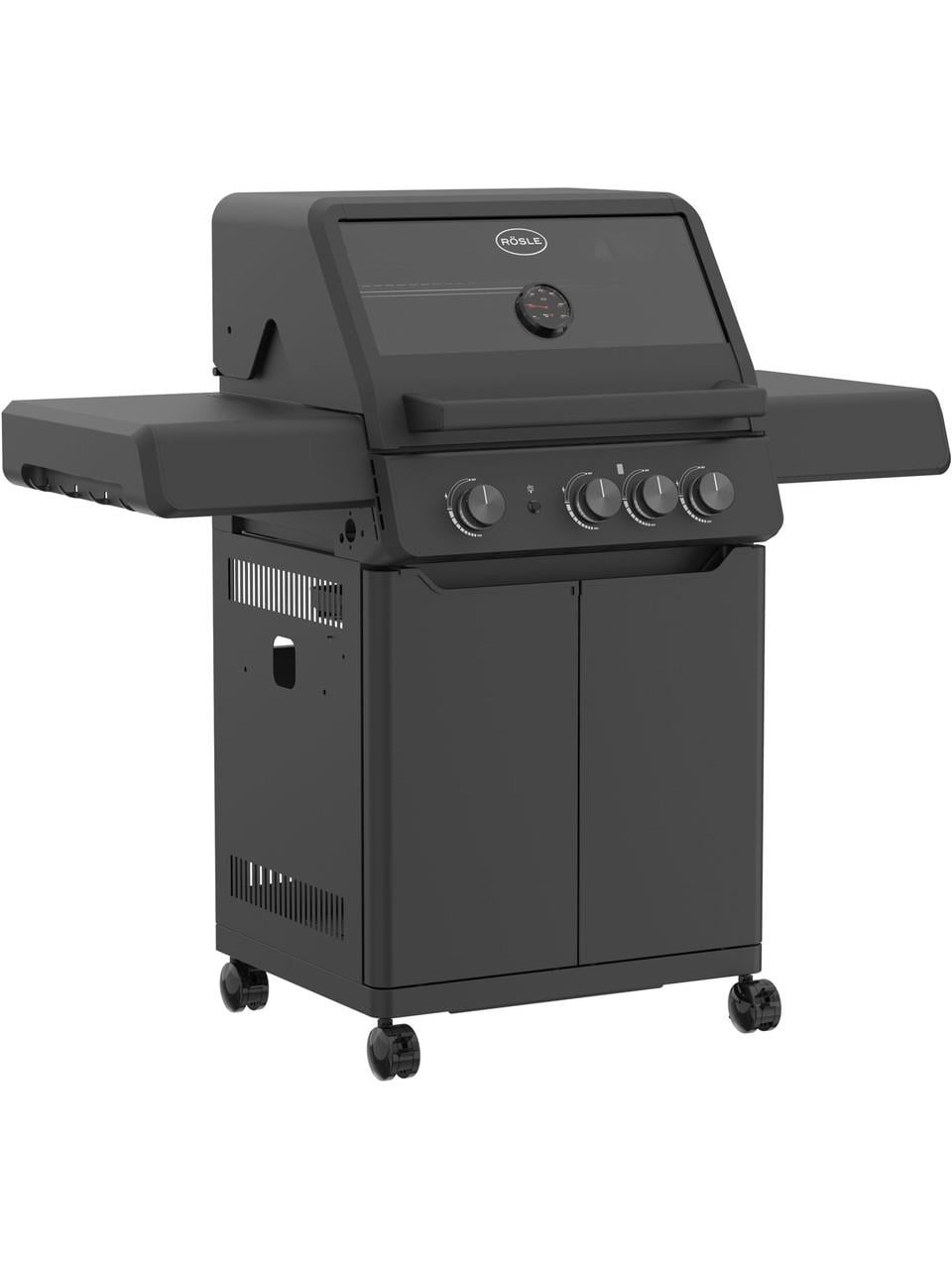 Rösle Allflame Peer 3 Gazlı Barbekü Istasyonu - Siyah