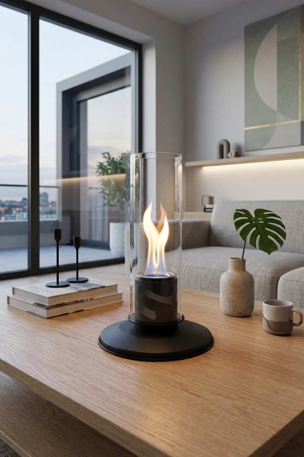 Opia Bioetanol Masaüstü Dumansız Şömine