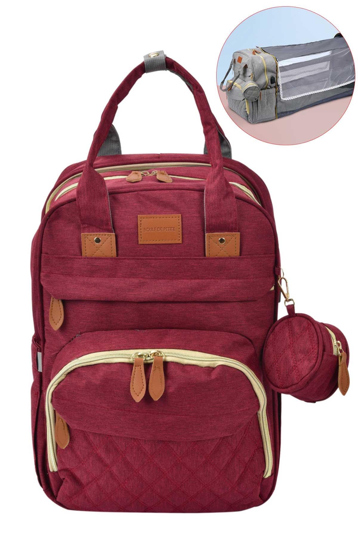 Boule De Petite Bordo Çok Fonksiyonlu Çanta