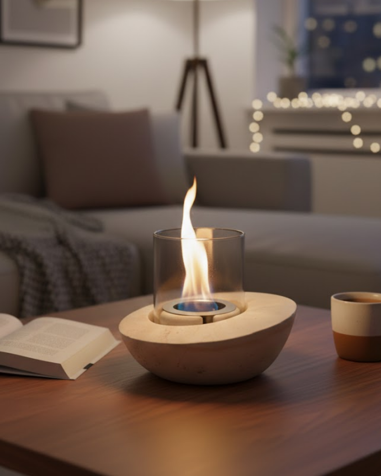 Reyo Stove Lazuli Masaüstü Bioethanol Şömine