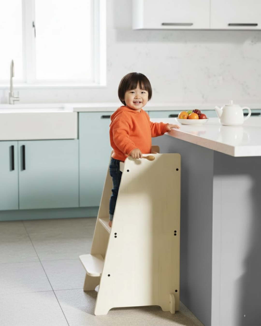 Mamatoyz 07 Kule Bend Menteşeli Öğrenme Kulesi Natural