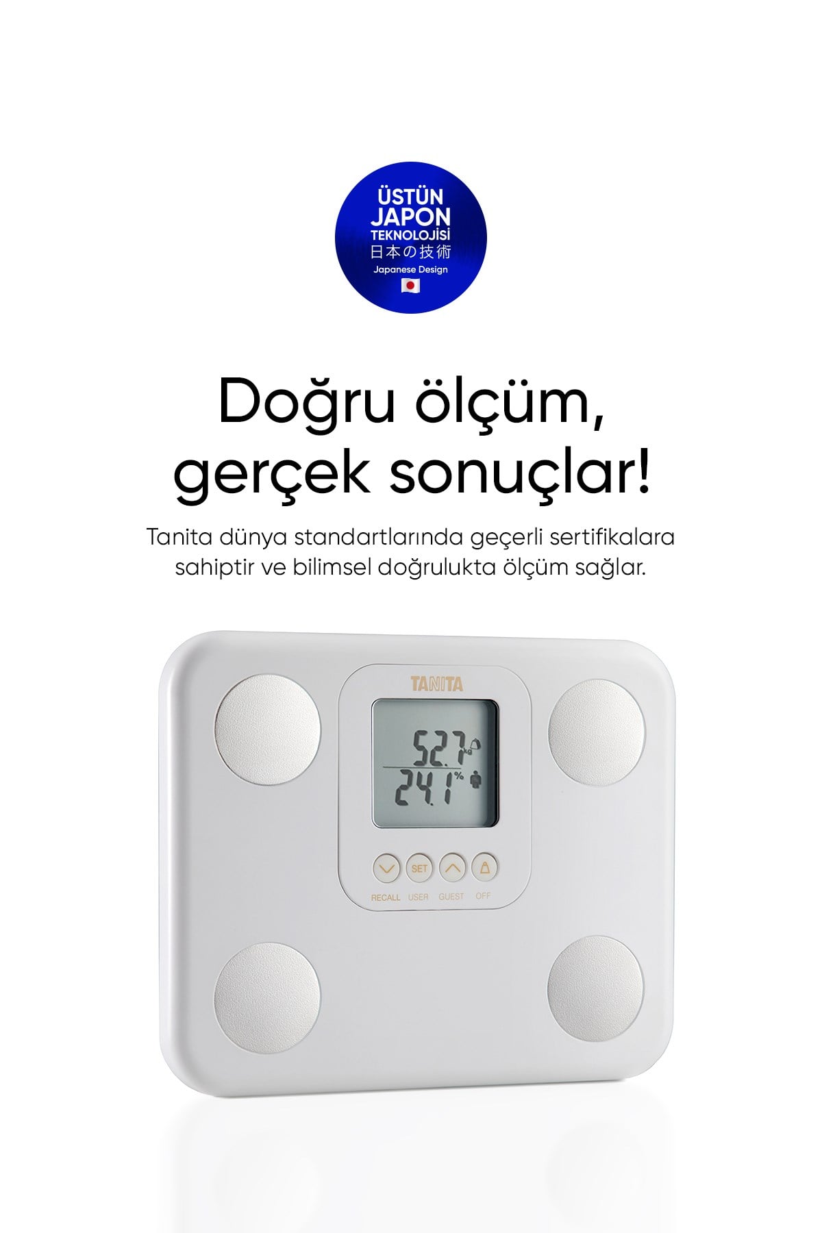 Tanita Bc 730 Vücut Analiz Baskülü Beyaz