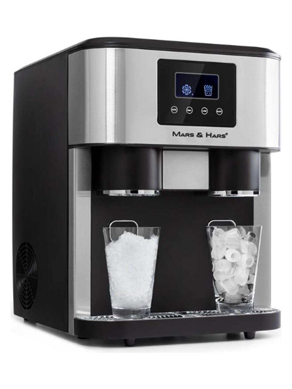 Mars&Hars KIM15 LCD 18Kg Kapasiteli Buz Makinası-Buz Küpü Kırık Buz Soğuk Su Sebili