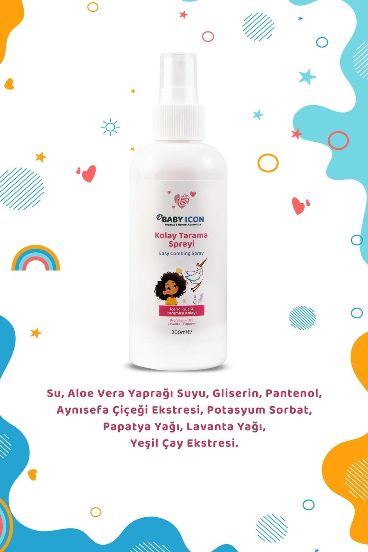 Baby Icon Kolay Tarama Spreyi 200 ml