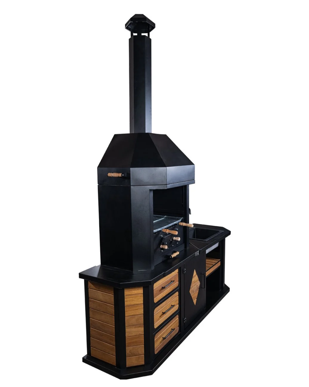 ZS Hermanos Avangarde Granit Evyeli 220cm Bacalı Barbekü