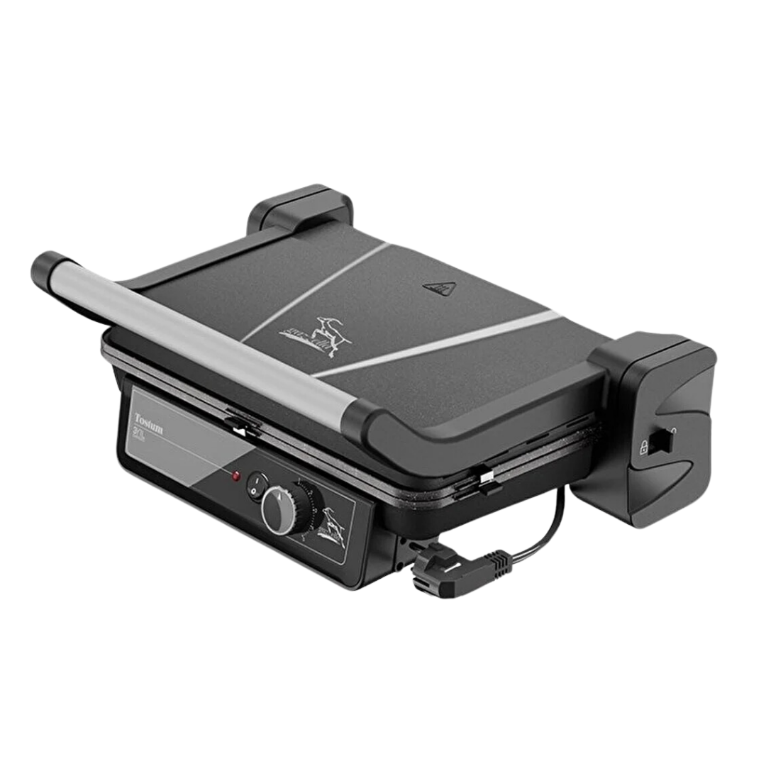 Gazzella TST 1000 Tostum 2000 W Tost ve Izgara Makinesi Siyah - OUTLET