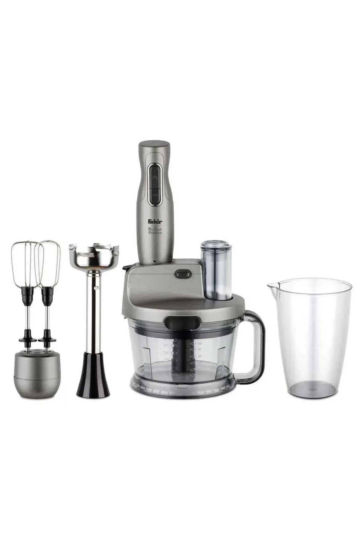 Fakir Mr Chef Quadro 1000 W Mikser & Blender Seti Gri