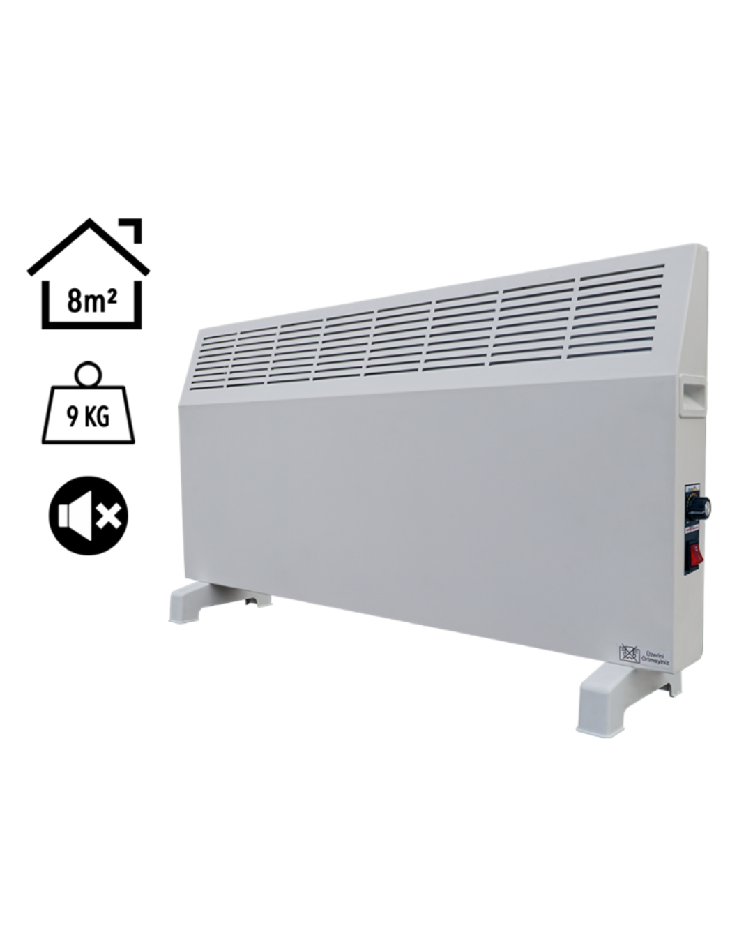 Heatbox Konvektör 500W Manuel Elektrikli Isıtıcı