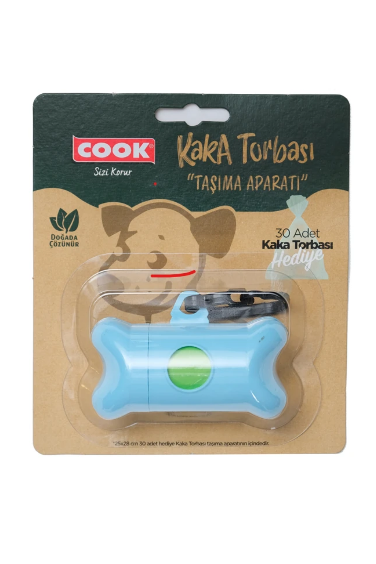 Cook Kaka Torbası Taşıma Aparatı 30'lu Torba Hediyeli Mavi