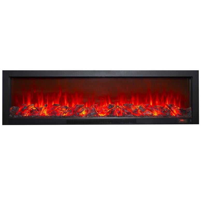 Alaz Efekt Elektrikli Şömine Haznesi Ses Efektli Bluetoothlu 180 cm 1800 W