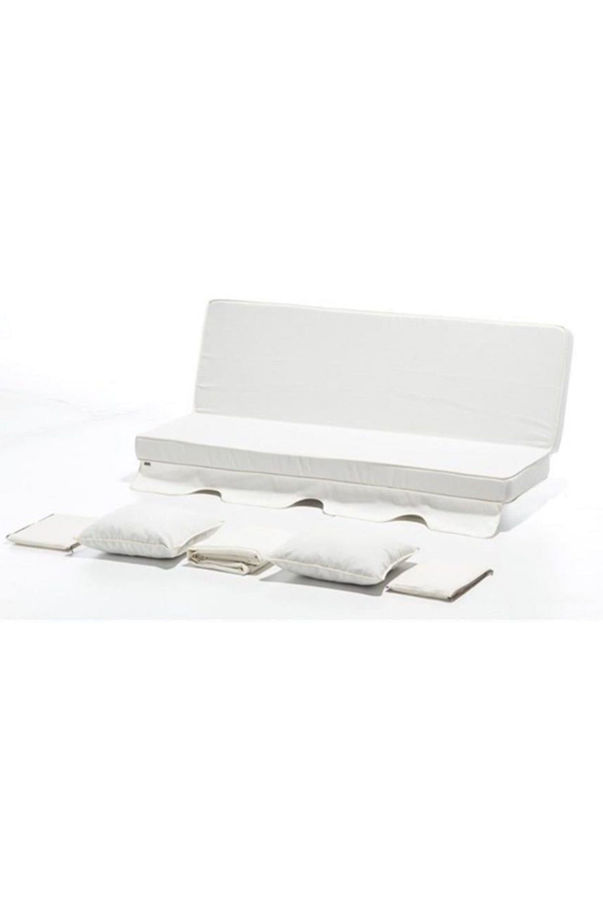 Erinöz Salıncak Minder Kılıf Takımı 2 Kişilik (Süngersiz) - Ekru