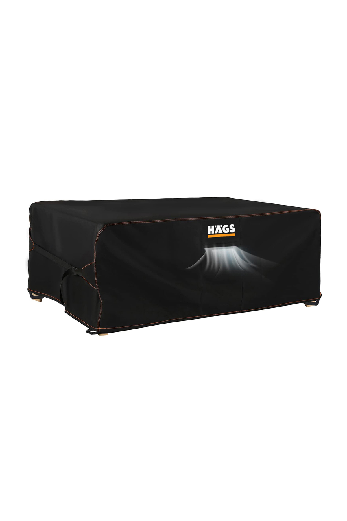 Haegs Bahçe Mobilyası Örtüsü, 150-90-74cm, Ağır Hizmet Oxford Kumaş, Su Geçirmez, Dış Mekan Veranda Masa Örtüsü, Havalandırmalı Masa ve Sandalye Koruma Kılıfı