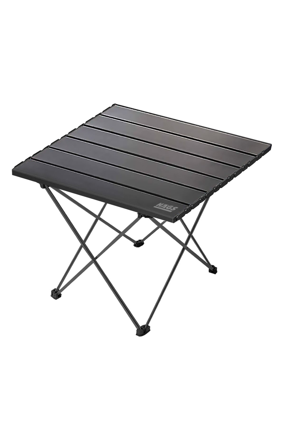 HAEGS Full Alüminyum Katlanır Kamp Masası, Piknik, Plaj, Ourdoor Hafif Kamp Masası Küçük Boy - Siyah
