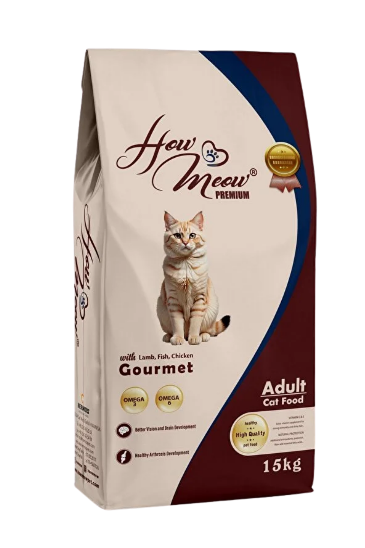 How Meow Gurme 15 kg Yetişkin Kedi Maması
