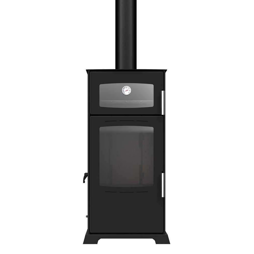 Baba's Silver 12 KW Yarı Otomatik Fırınlı Odun ve Pelet Sobası