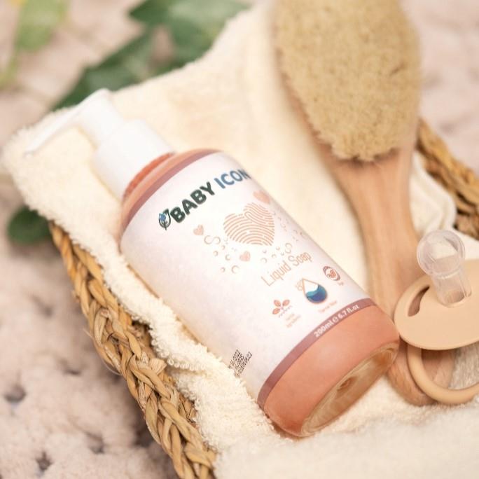 Baby Icon Parfümsüz Doğal Çilek Kokulu Sıvı Sabun 200 Ml