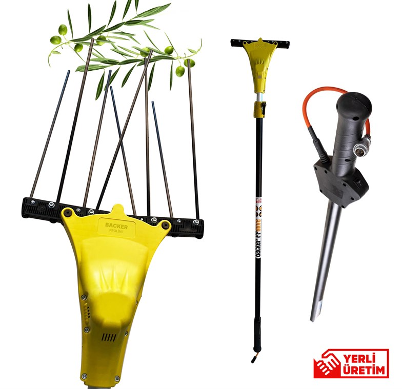 Backer Prolive 700 Akülü Taraklı Zeytin Hasat Makinesi 780 Watt