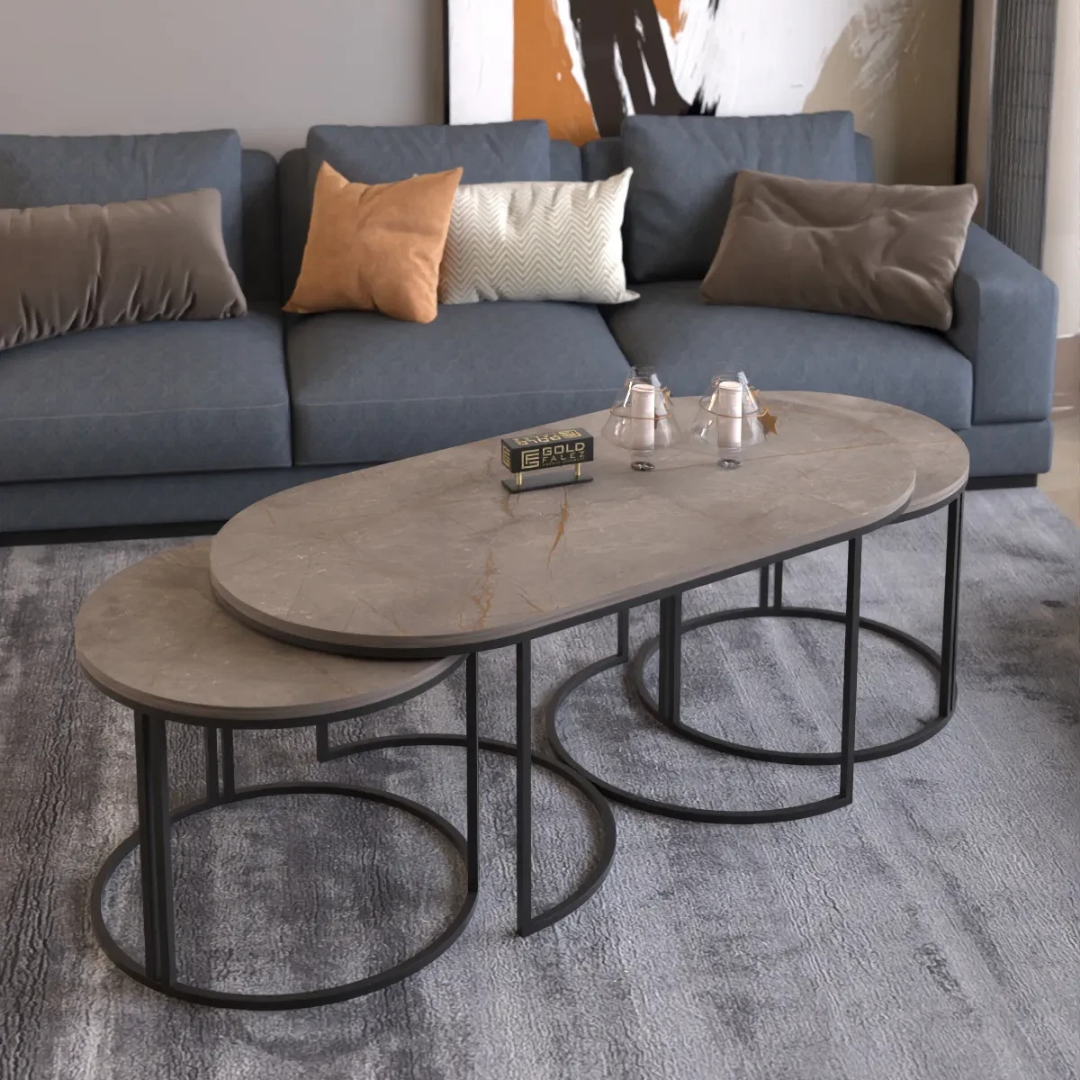 Gold Falez Dolunay 3'lü Set Gordion