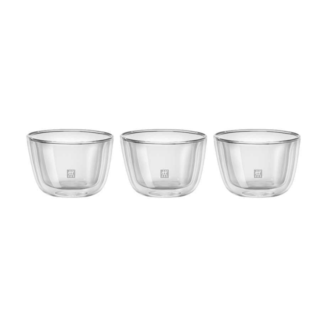Zwilling Sorrento Aperatif Cam Kase Seti 3 Parça