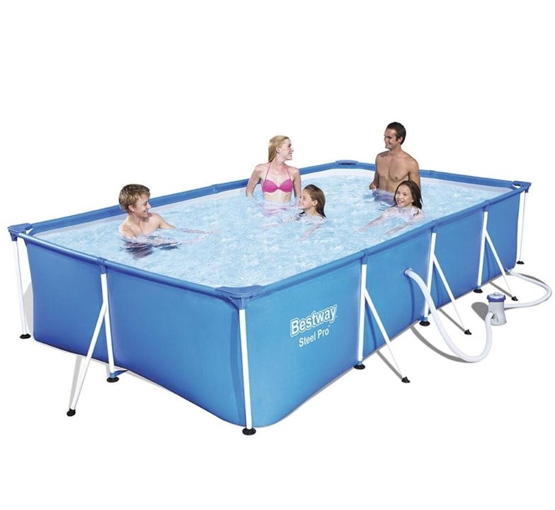 Bestway 56424 Büyük Boy Aile Havuzu 4.00m x 2.11 Filtreli