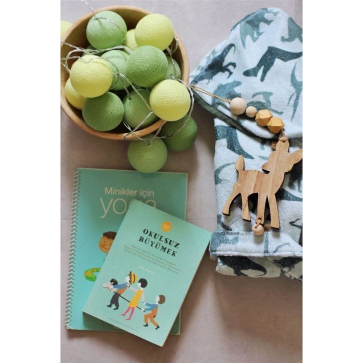 Boule De Petite Lime Işıklı Top Aydınlatma