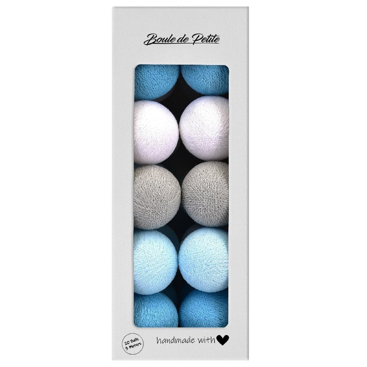 Boule De Petite Sky Blue Işıklı Top Aydınlatma