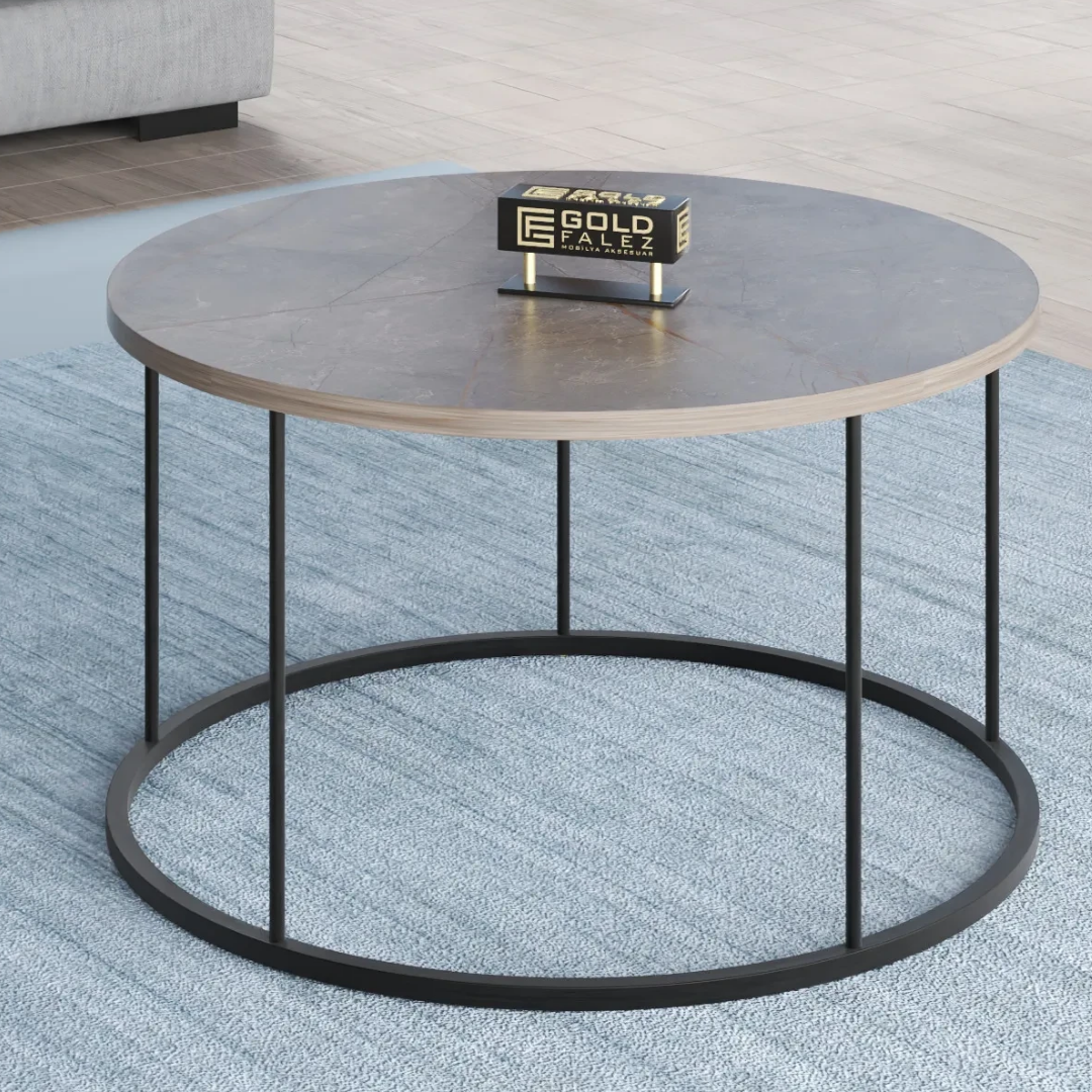 Gold Falez Orta Sehpa Terra Lüx Gordion