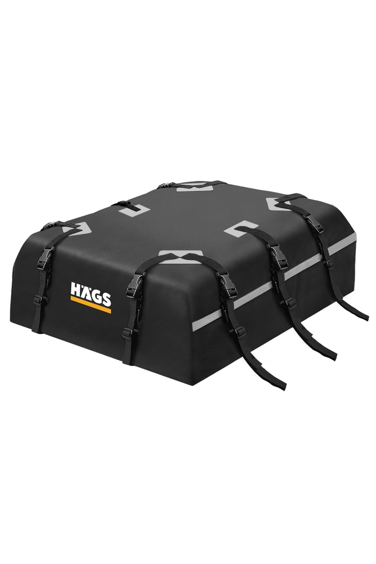 Haegs Araç Üstü Bagaj Çantası, Port Bagaj, Araç Üstü Tavan Çantası, Ağır Hizmet Tipi, Su Geçirmez, 570 L (130 x 102 x 43cm) Siyah - Gri