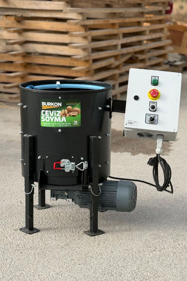 Burkon 90 Lt 35 Kg Devir Ayarlı Ceviz Soyma Makinesi
