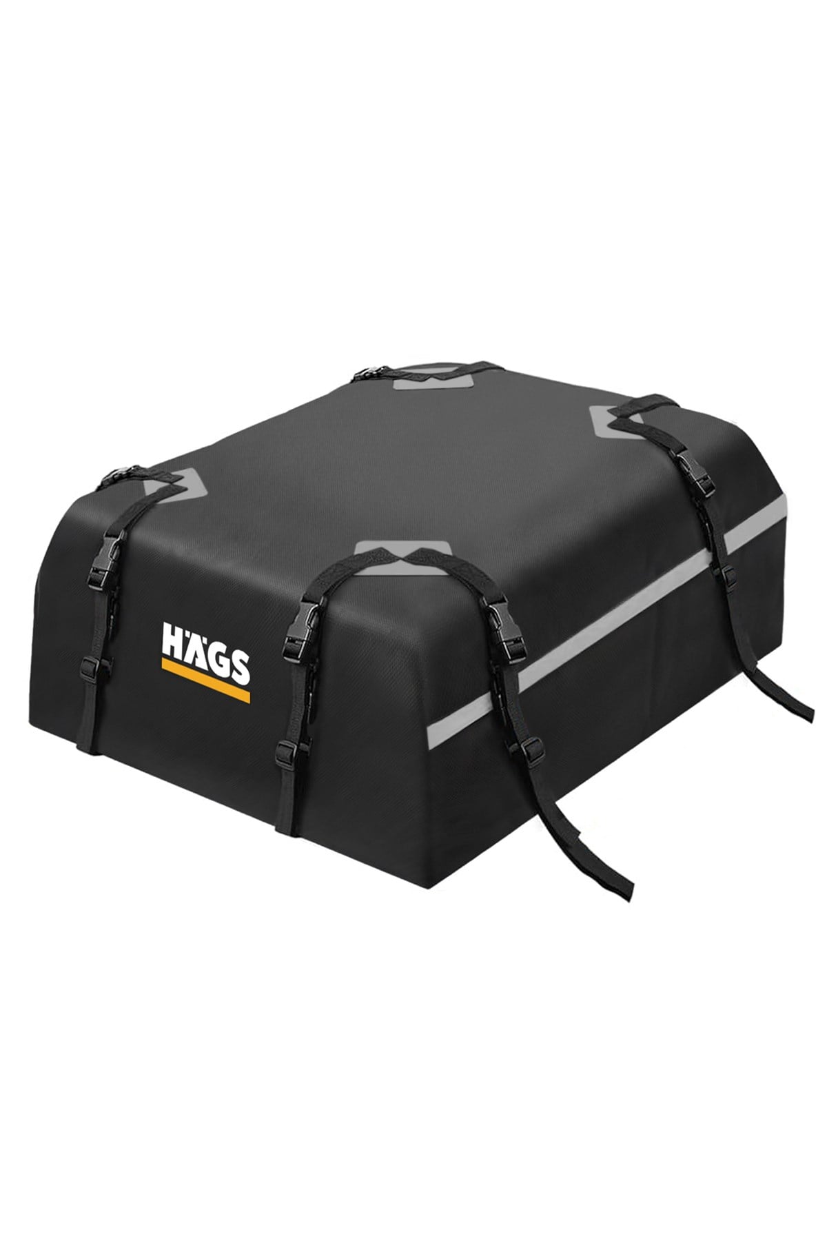 Haegs Araç Üstü Bagaj Çantası, Port Bagaj, Araç Üstü Tavan Çantası, Ağır Hizmet Tipi, Su Geçirmez, Tüm Araç Tavanları için 415 L (112 x 86 x 43cm) Siyah - Gri