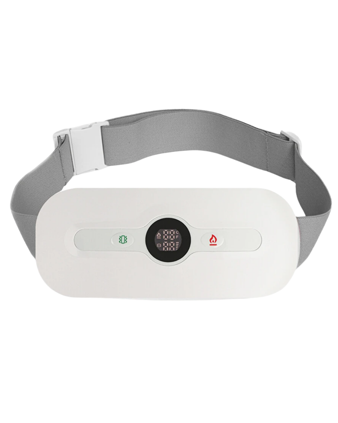 Pure Es Isıtıcılı Akıllı Bel ve Sırt Masaj Kemeri Beyaz
