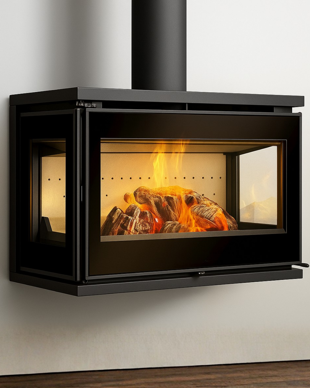 Lacunza 700 Paris Clid Mural 6-10 kW Odun Sobası