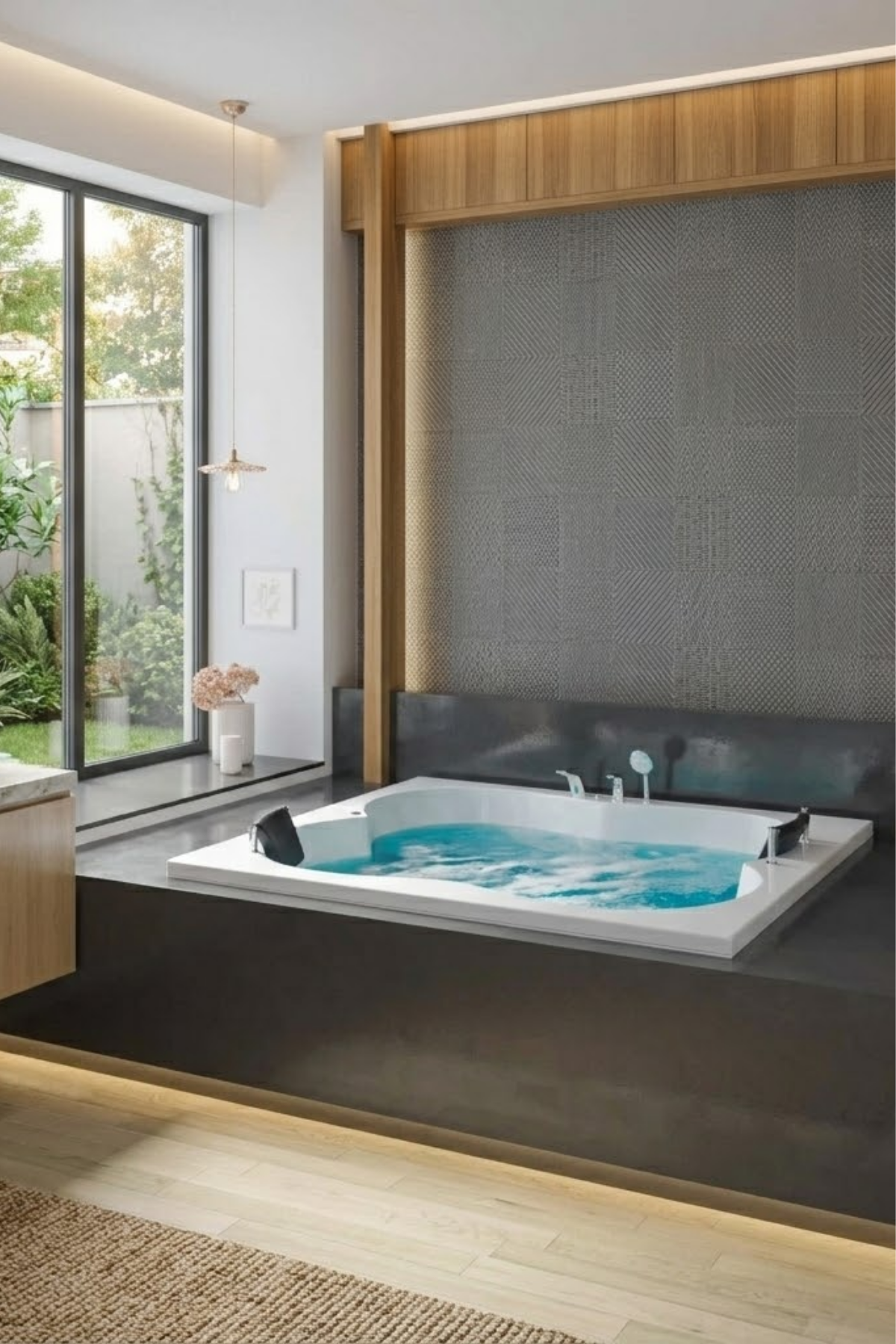 Kuntbay 150 x 180 H 60 Dikdörtgen Çift Kişilik Jakuzi