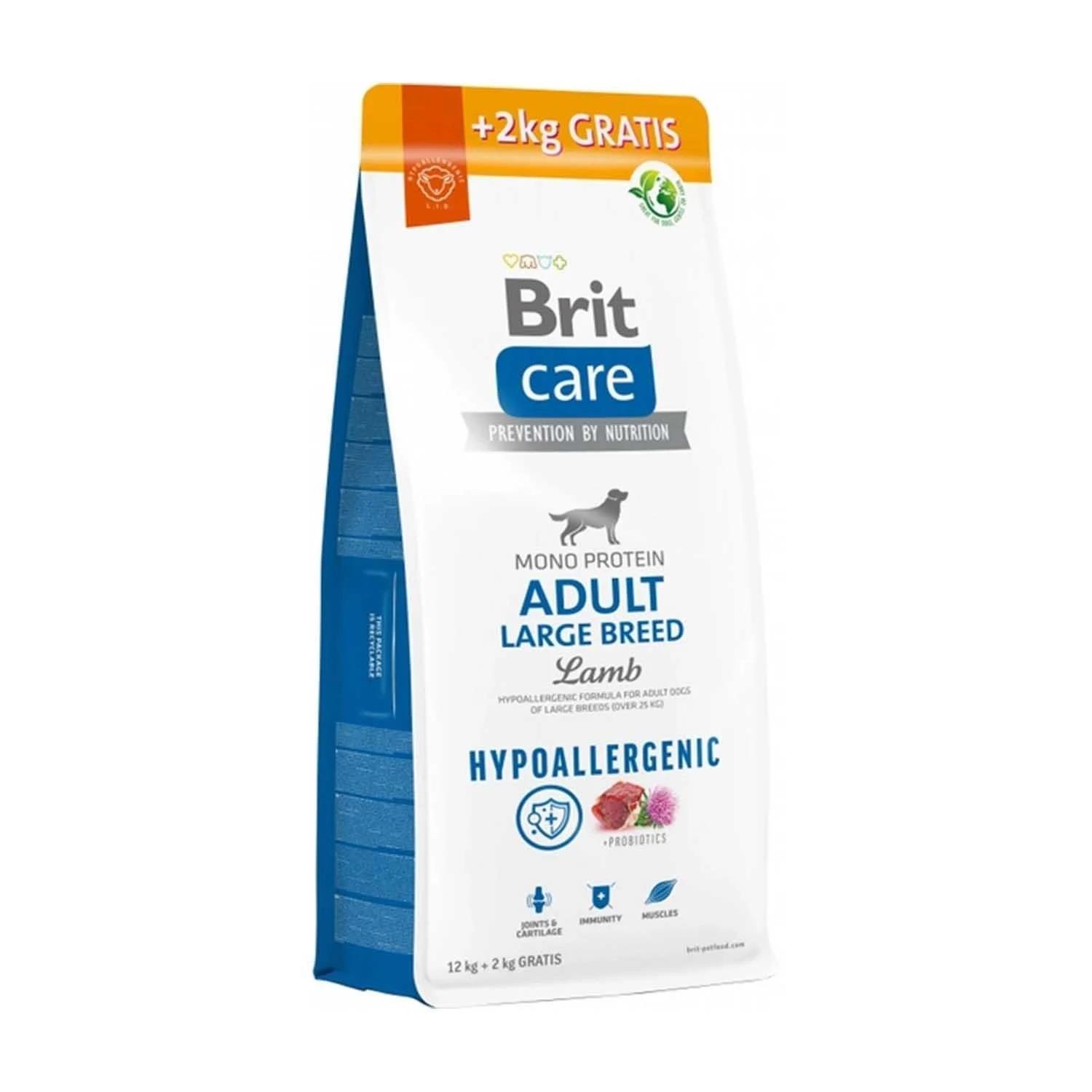Brit Care Hypoallergenic Kuzu Etli 12 kg + 2 kg Büyük Irk Yetişkin Köpek Maması