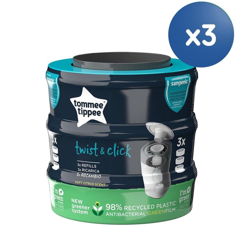 Tommee Tippee Twist - Click Bebek Bezi Çöp Poşeti 3x