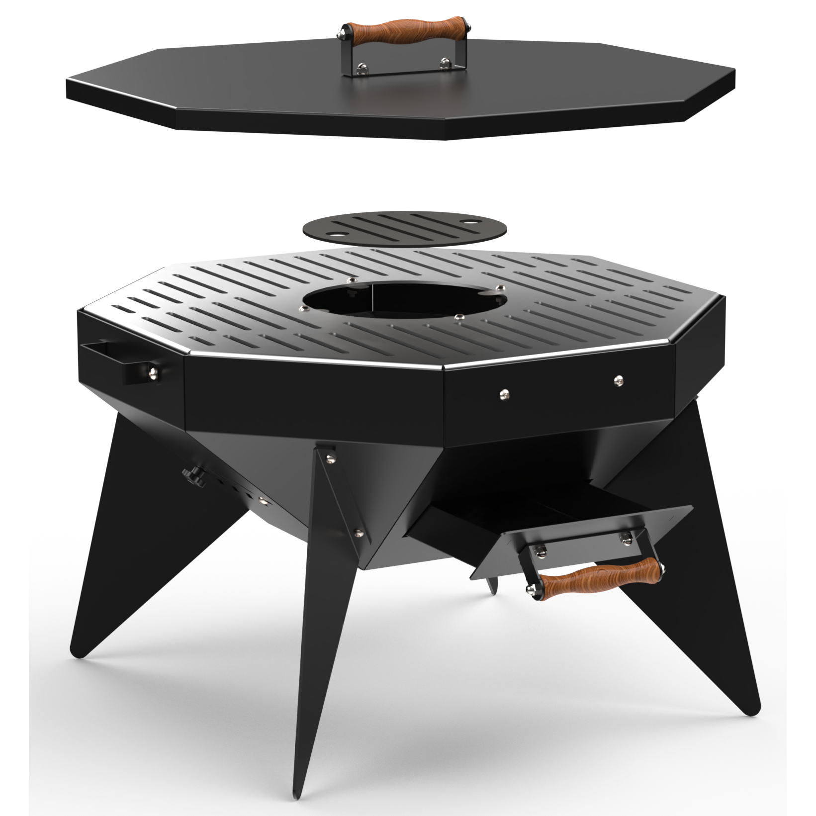 Hotbbaq Hot Hole Barbekü Mangal Ateş Çukuru Bahçe Şöminesi