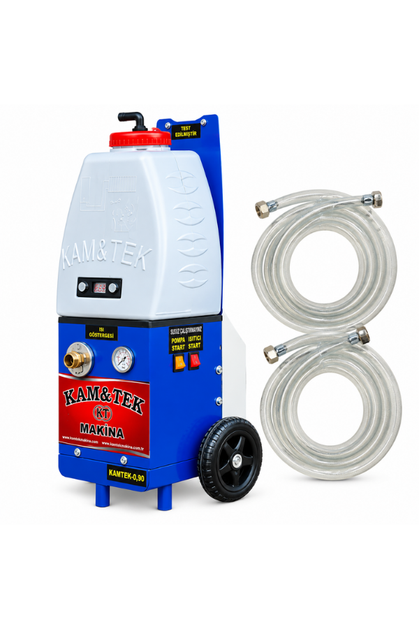 Kamtek KPT-0.90 HP Tek Yönlü Isıtıcılı 750 W Petek Temizleme Makinesi