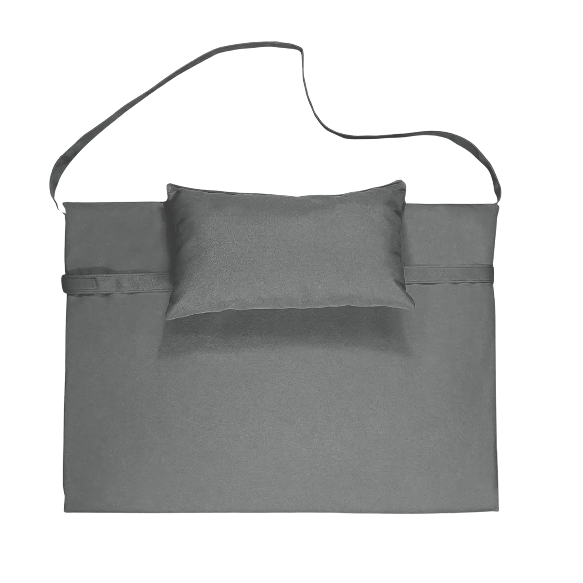 Bysay Taşınabilir Katlanır Plaj Havuz Minderi, Şezlong Minderi Kamp Yatağı Gri