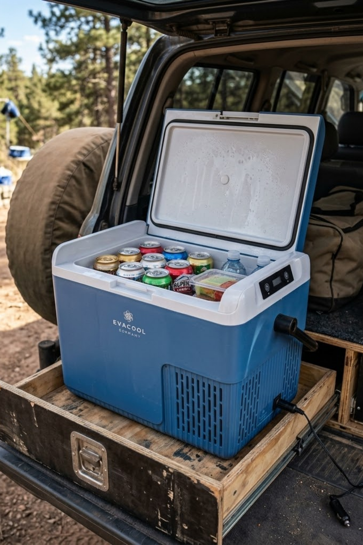 Evacool EVAG20 12/24V 18 Litre Kompresörlü Oto Buzdolabı