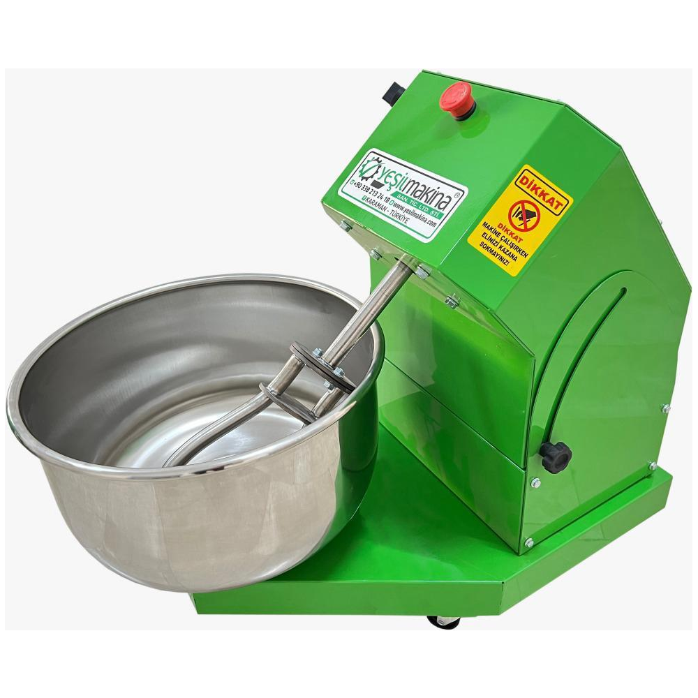 Yeşil YHK10 220v 10kg Kapasiteli Hamur Yoğurma Makinası