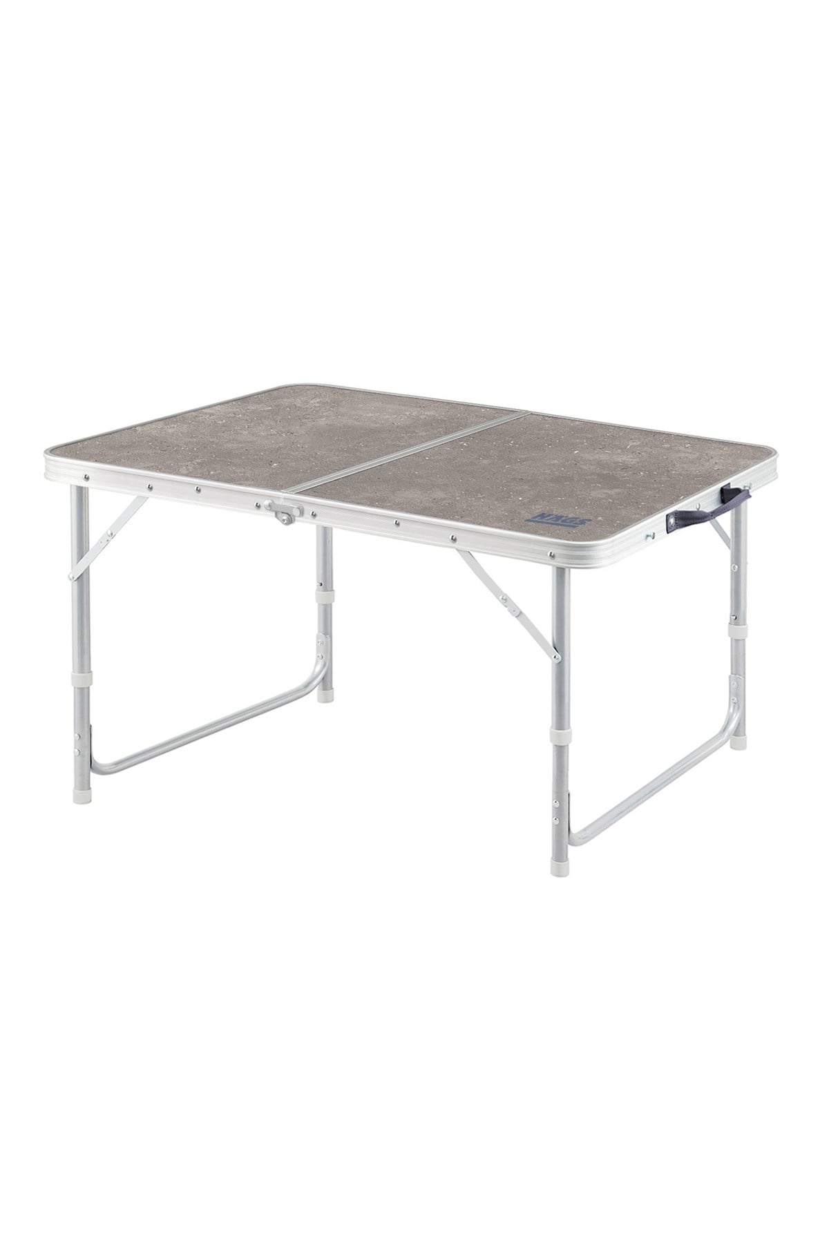 Haegs Portatif Kamp Masası, 2 Yükseklik Ayarlı, Katlanır Piknik Masası, Kolay Taşınabilir Alüminyum Masa 90x50 - Mermer Desenli