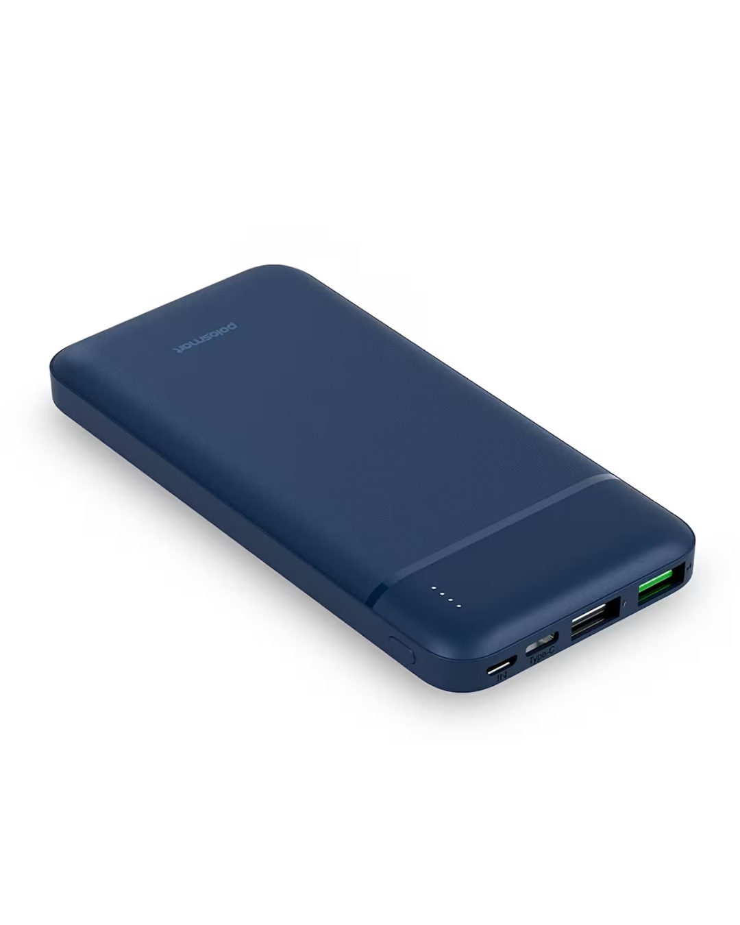 Polosmart PBS131 10000 mAh Type-C Girişli Çift USB Hızlı Şarj Cihazı Powerbank - Mavi