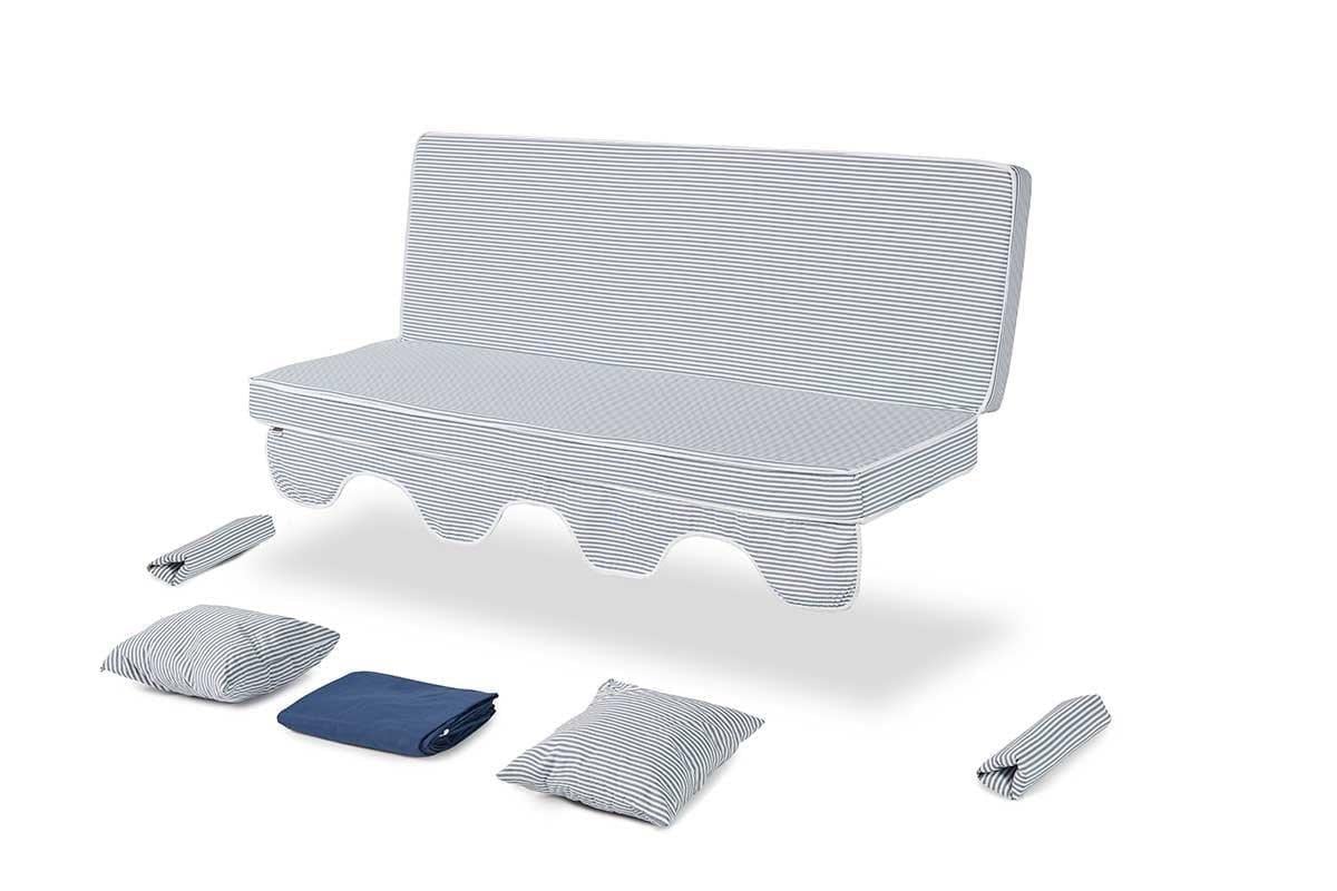 Erinöz Salıncak Minder Takımı 2 Kişilik (Süngerli) - Minder: Lacivert Tente: Lacivert