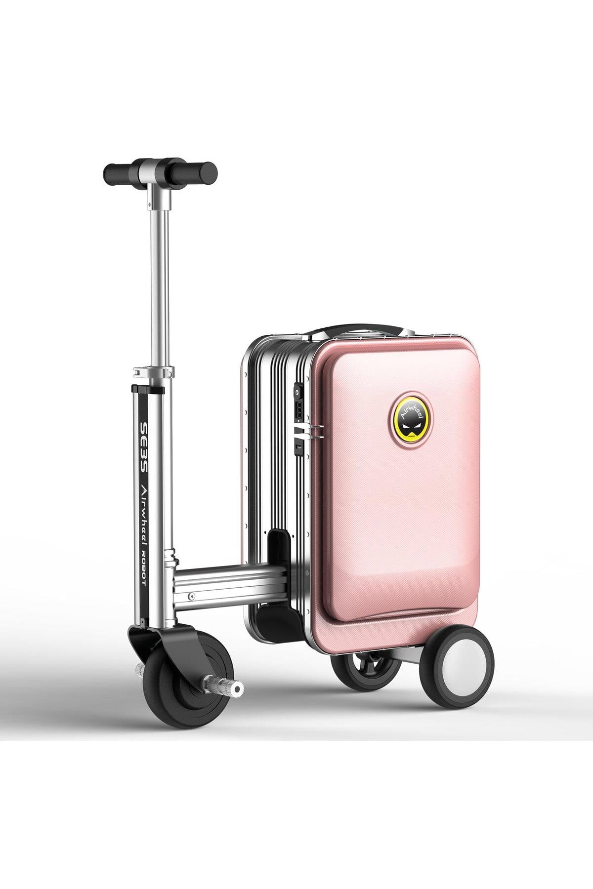 AirWheel SE3S Elektrikli Binilebilir Scooter Valiz Pembe
