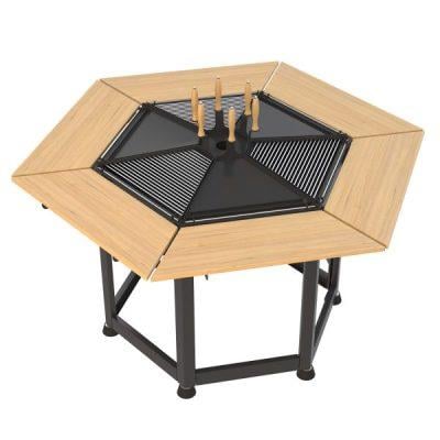 Hotbbaq Hot Moon 6 Kişilik Masa Tipi Barbekü Mangal