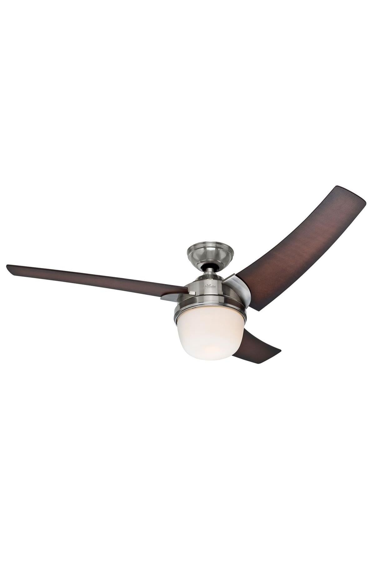 Hunter Fan Eurus Fırçalanmış Nikel 137 Cm Aydınlatmalı Tavan Vantilatörü