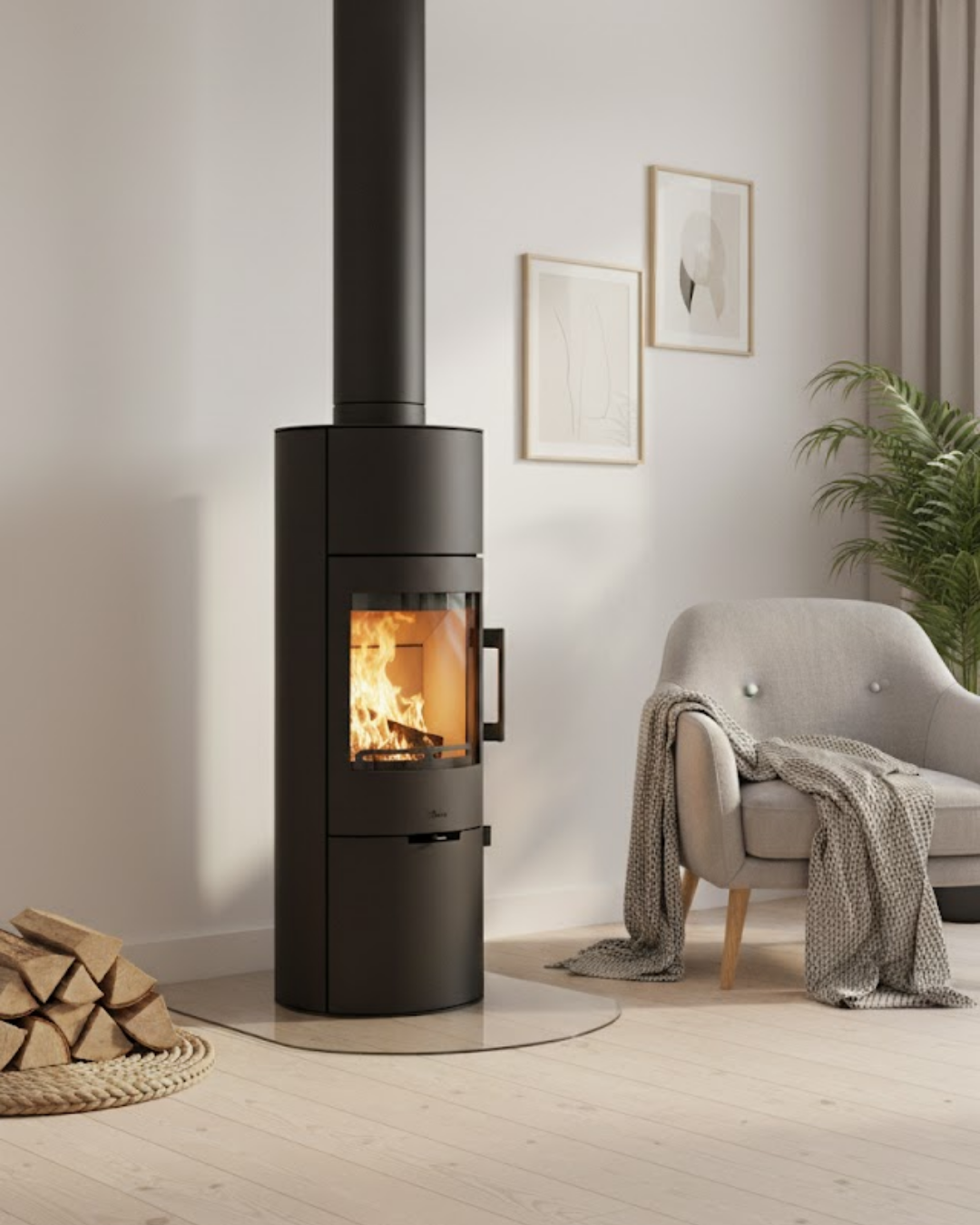 Lacunza Maya Acu 7-9,5 kW Odun Sobası