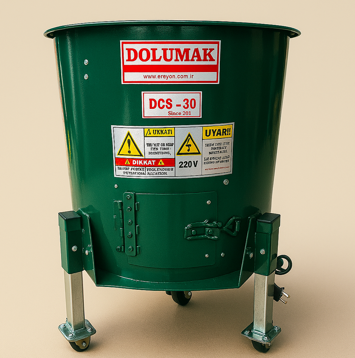 Dolumak DCS30 Ceviz Soyma Makinesi 30kg 60lt 