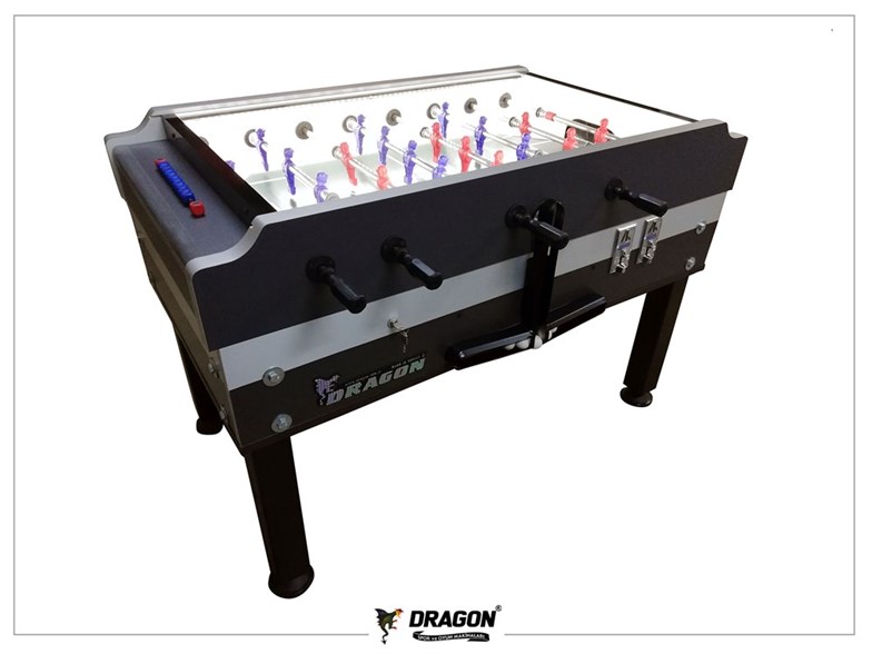 Dragon İtalyan Camlı Ticari Ev Ofis Tipi Langırt Masası Masa Futbolu