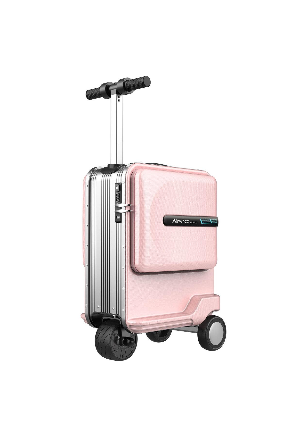 AirWheel SE3MINIT Elektrikli Binilebilir Scooter Valiz Pembe